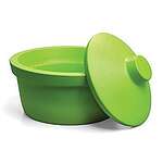 Ice bucket with lid, round, 2.5L, lime green (432133)