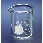 PYREX Heavy Duty Griffin 400mL Beaker, Double Scale, Graduated (1003-400)