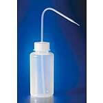 500mL Reusable Plastic Wide Mouth Wash Bottle, Low Density PLyethylene with GLㅡ63 PP Screw Cap (1300P-1LW)