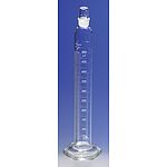 PYREX 500mL Single Metric Scale Cylinders, Serialized/Certified Class A, Standard Taper Stopper, White Graduations, TC (3002-500)