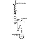 PYREX Replacement Extractor Body for the One Piece Continuous Heavier than Water Liquid/Liquid Extractor System (3920-MBO)