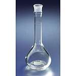 PYREX 25mL EZ Access Wide Mouth Volumetric Flask, Class A, Heavy Duty, with Glass Standard Taper Stopper (5635-25)
