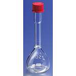 PYREX 1L EZ Access Wide Mouth Volumetric Flask, TC, Class A, Heavy Duty, with GL32 Screw Cap (5655-1L)