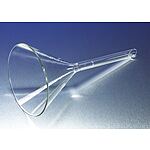 PYREX Plain 147mm Diameter 60° Angle Funnel with Short Wide Stem (6120-6)