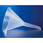 Plain 30mm Diameter Reusable Plastic Funnel, PLypropylene with Short Stem (6120P-30)