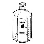 PYREXPLUS Coated 13.25L Solution Bottle with Tooled Neck (61596-13L)