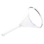 PYREX 65mm Diameter 60° Angle Fluted Funnel, Short Stem (6180-65)
