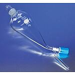 PYREX 500mL Squibb Glass Separatory Funnel, Glass Standard Taper Stopper, Rotaflo Stopcock (6302-500)