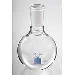 PYREX VISTA 500mL Short Neck Boiling Flask, Round Bottom, 24/40 Standard Taper Joint (70320-500)