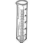 PYREX 50mL Conical Centrifuge Tube, White Graduations with Pourout (8300-50)