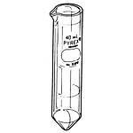 PYREX 40mL Heavy Duty Conical Centrifuge Tube, with Pourout (8320-40)