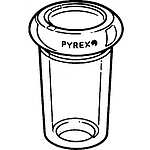 PYREX Bushing Adapter with 34/45 Standard Taper Outer Joint and 24/40 Standard Taper Inner Joint (8825-3424)