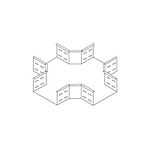 펀칭형 수평 크로스