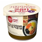 (법인전용) 즉석식품 햇반 컵반 프리미엄 김치날치덥밥 188g 24개입 CJ제일제당
