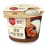 (법인전용) 즉석식품 햇반 컵반 프리미엄 불닭마요덮밥 219g 24개입 CJ제일제당