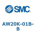 역류 기능 부착 필터 레귤레이터 (AW20K-B~AW60K-B Series)