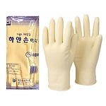 (법인전용) (원일식품 전용) 미니고무장갑(하얀손.아이보리.소)