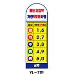 아치형 스텐 요일제 입간판 (YL-7번 / 차량 5부제)