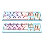 유선 크리스탈 파스텔 광축 키보드 (EX580)