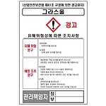 물질안전보건표지 (그라스울)