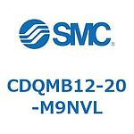 슬림형 실린더/가이드 로드형 CQM 시리즈 (CDQMB12-~)