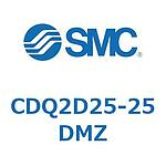 슬림형 실린더 CQ2 시리즈(CDQ2D25-25DMZ-~)