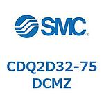 슬림형 실린더 CQ2 시리즈(CDQ2D32-75DCMZ-~)