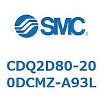 슬림형 실린더 CQ2 시리즈(CDQ2D80-200DCMZ-~)