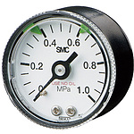 G46-SR A/B - Pressure Gauge For Clean Regulator/With Limit Indicator