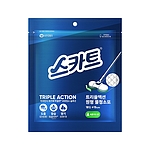 스카트 트리플액션 원형 물청소포 (18매)