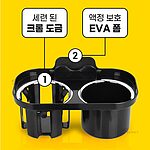 시크릿 송풍구/헤드레스트 트윈 컵홀더