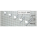 넷 집기용 2단 후크(Ø6mm) 크롬