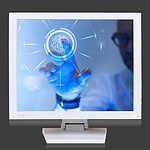 WELL 170W-IQ 10GRT 17형 올인원터치 산업용PC[i5-10210U+감압식터치스크린]