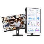 AOC Q27P3 QHD USB-C 도킹스테이션 데이지체인 멀티스탠드 무결점 모니터