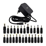 아답터, 100-240V / 12V 2A 다용도용 25종 젠더 세트 HT-AD139