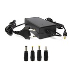 아답터, 220v / 12V 5A 모니터용 일체형 4종 젠더 세트 HT-AD088