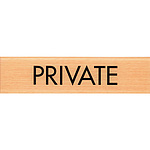 사인 플레이트 PRIVATE