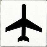 사인 플레이트 공항