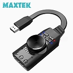 USB 사운드 카드 외장형 Virtual 7.1 채널 (MT499)
