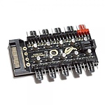 (T-PWM-SATA10F) 쿨러 PWM 10분배 팬허브 4P