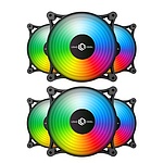 120 RGB 레인보우 BLACK (6PACK) (시스템쿨러/120mm)