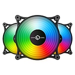 120 RGB 레인보우 BLACK (3PACK) (시스템쿨러/120mm)