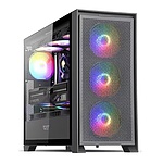 DRX90 MESH RGB 강화유리 (블랙) (미들타워)