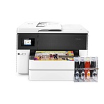 HP Officejet Pro 7740 무한잉크 복합기 (병행수입) + 아이팩 무칩 무한공급기 (2000ml)