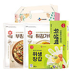 부침가루&튀김가루&위생백&위생장갑 4종세트