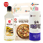 해바라기유&부침가루&키친타올 3종세트