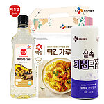 해바라기유&튀김가루&키친타올 3종세트