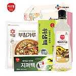 해바라기유&부침가루&위생백&지퍼백 4종세트