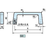 SQ3・SQ4・SQ5 스퀘어 알루미늄 핸들