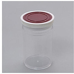 Ø68.5x124.5mm/300ml폴리 용기 압입 뚜껑식/6개